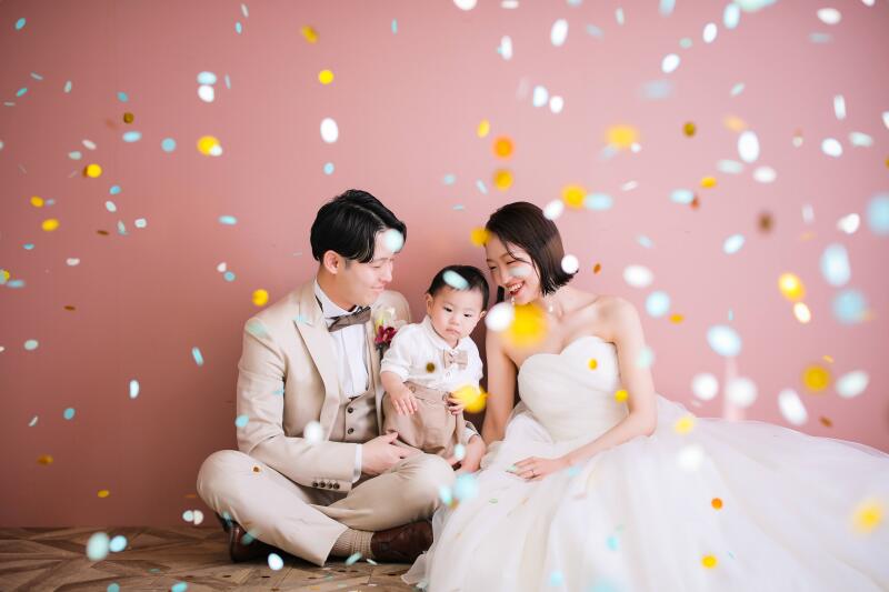 コンフェッティシャワー