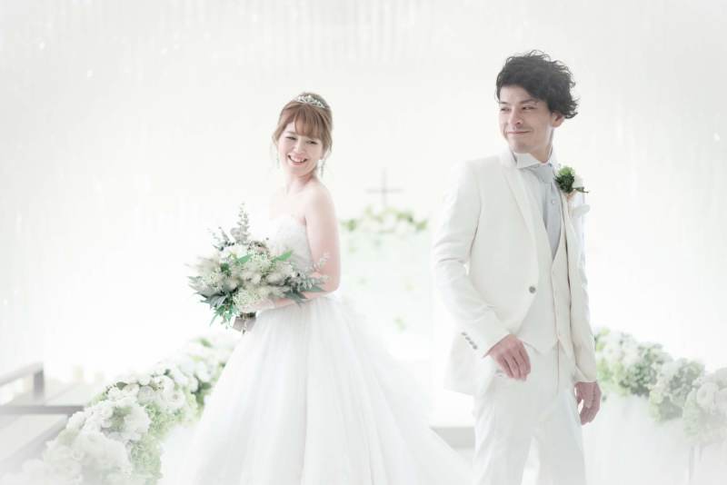 式を挙げないから念願のチャペル撮影