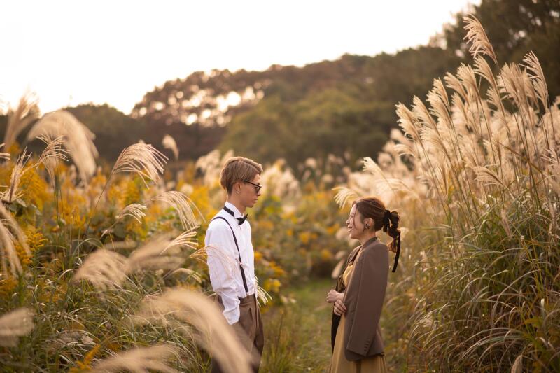 すすきたっぷりの撮影