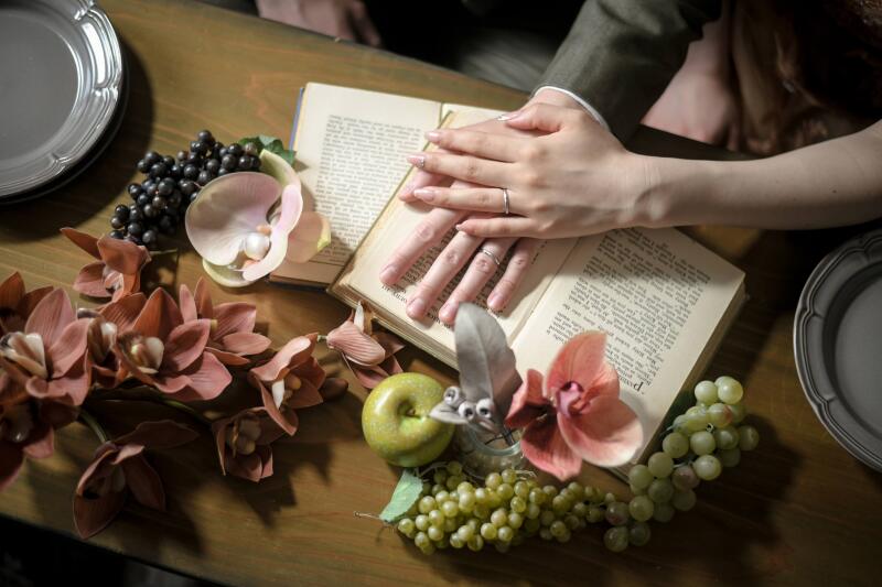 スタジオ撮影 × marriage ring