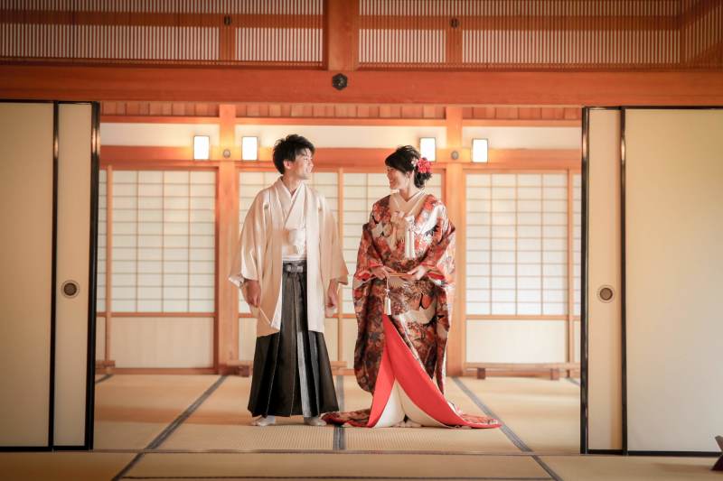 色打掛にチェンジ!