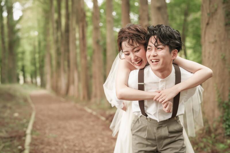 おんぶポーズも