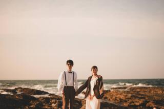 和装も洋装も！前撮りのテーマは“とことんおしゃれに”