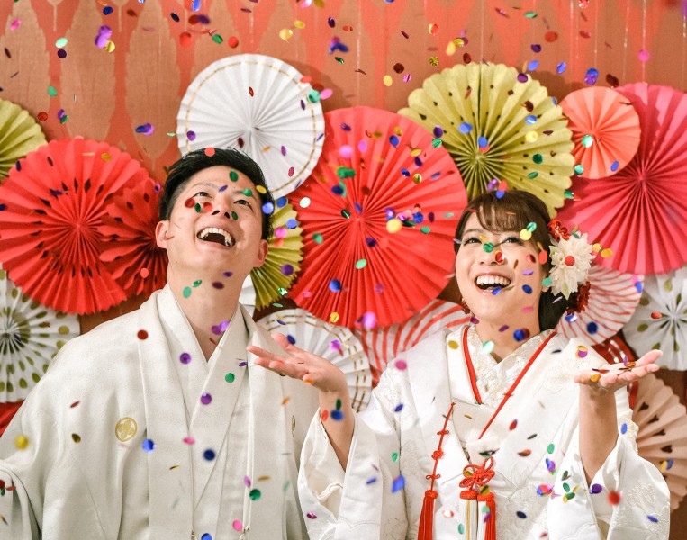 スタジオに戻ってコンフェティ―♡