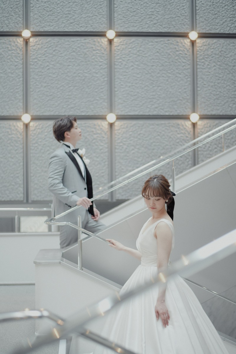 美術館×ウェディングドレス