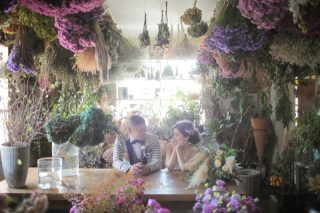 お花屋さんでロケフォト