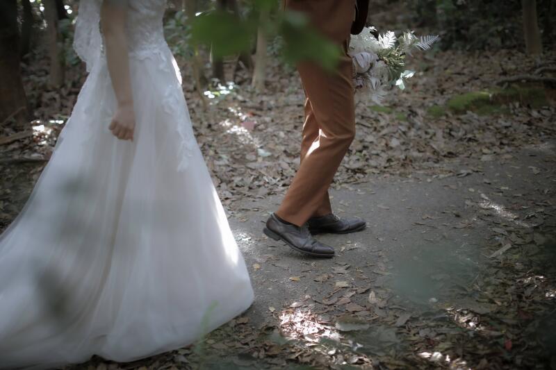 足元ショットも