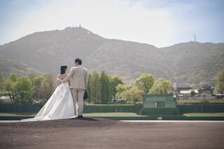 思い出の球場でロケーション