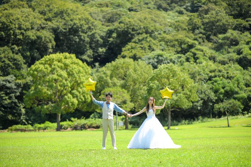 森の中では星のバルーンを☆