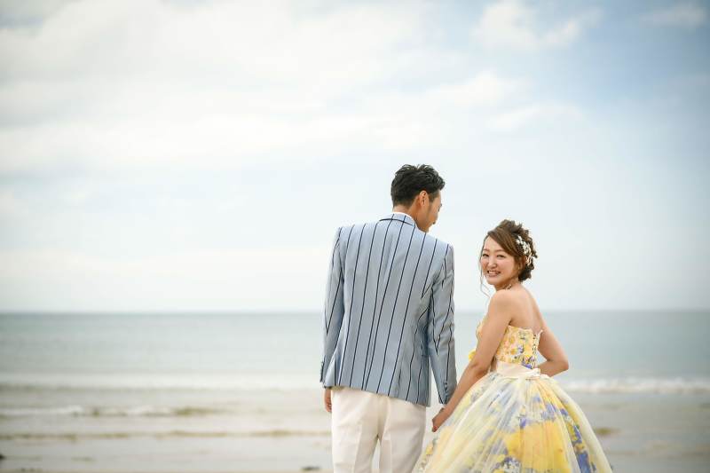 カラードレスは蜷川実花さんのドレス♪