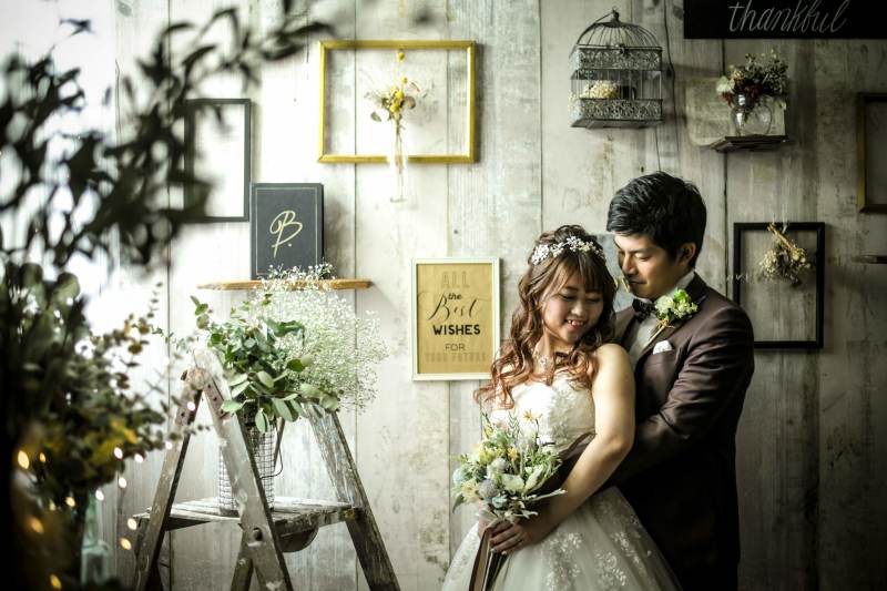 最後はウェディングドレス