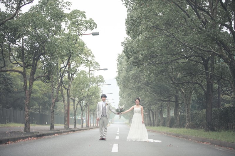 森の中のロケーションフォト