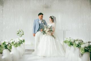 クリスタルチャペルでウェディングフォト