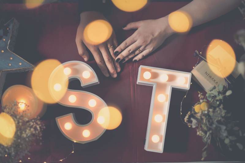 ライトとお手元のショット