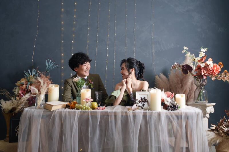 ふたりだけのショットも