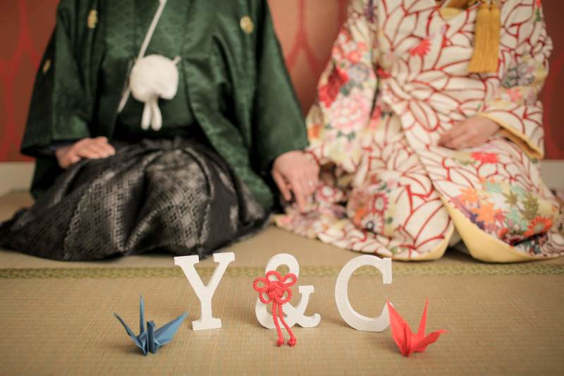 お手持ちのイニシャルと一緒に♡