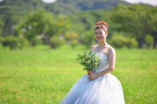 グリーンも海も！ロケーション撮影を満喫