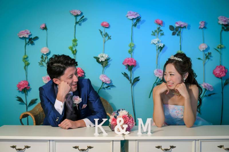 スタジオに戻って撮影