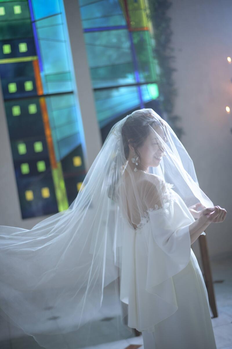 チャペル×ウェディングドレス２