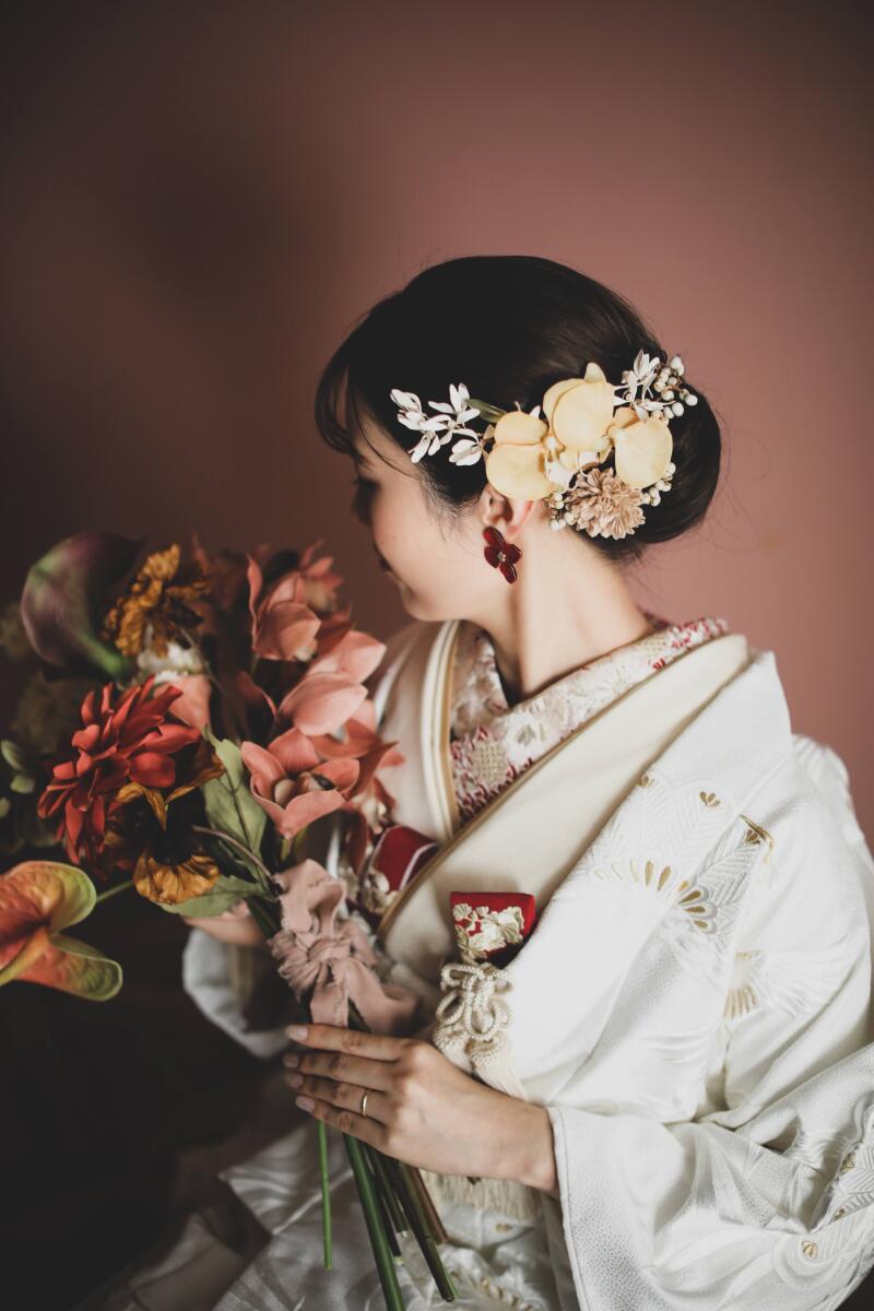 ヘアー小物やブーケ