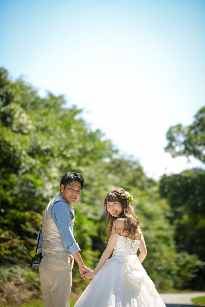 ロケーションは森の中♡