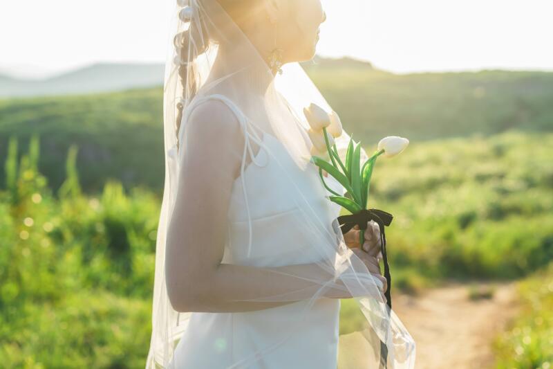 夕日が差し込んできたところを狙って