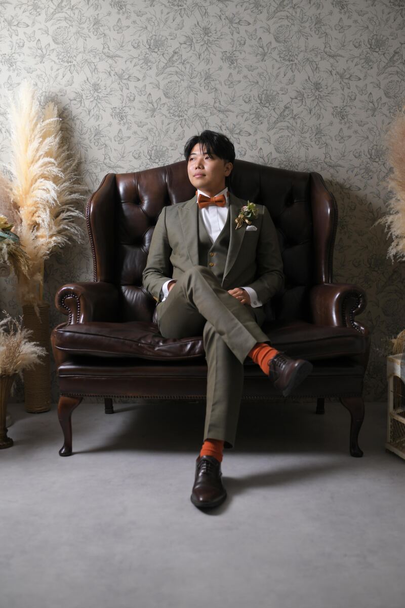 靴下にアクセント