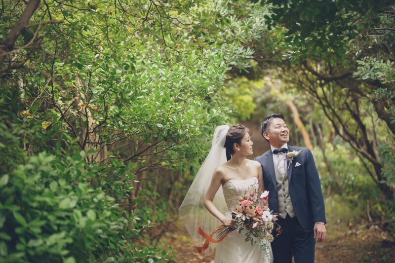 最後はウェディングドレス