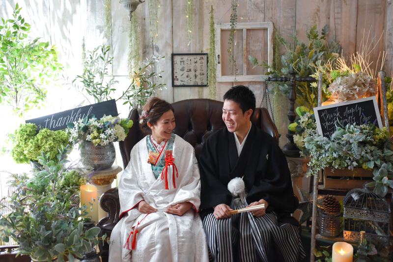 グリーンに囲まれて…スタジオ撮影からスタート!