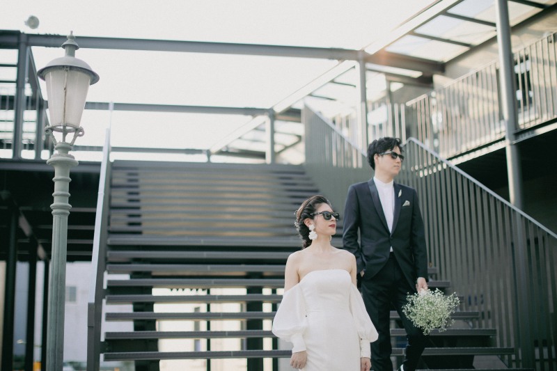 サングラスで決め。