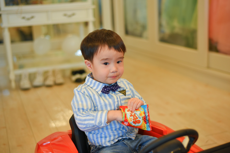 ちょっと緊張気味かな？