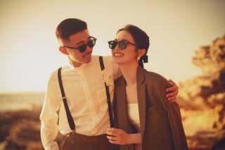 スタイリッシュ!スタジオ＆夕景撮影　白無垢×WD