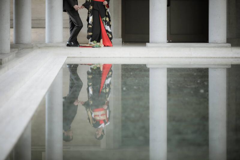 和装 × 美術館ロケ