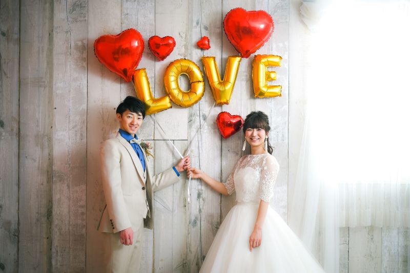 風船を使ってPOPに可愛く♡