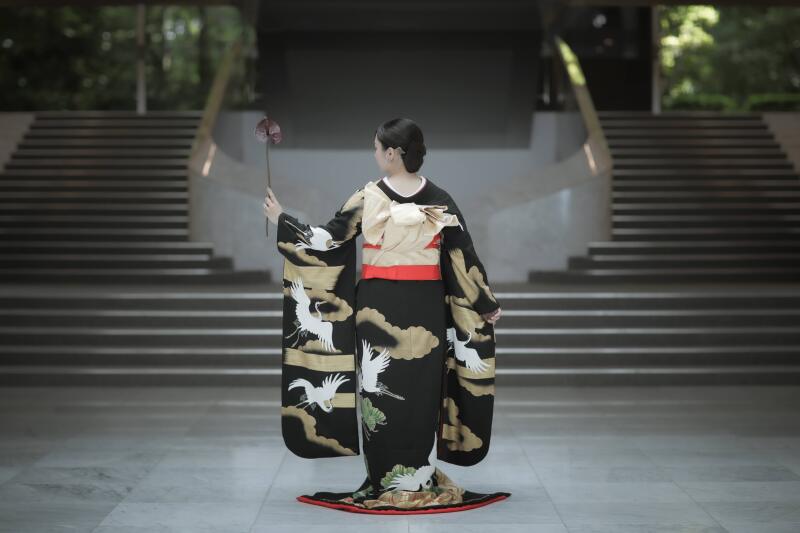 引振袖 × 美術館