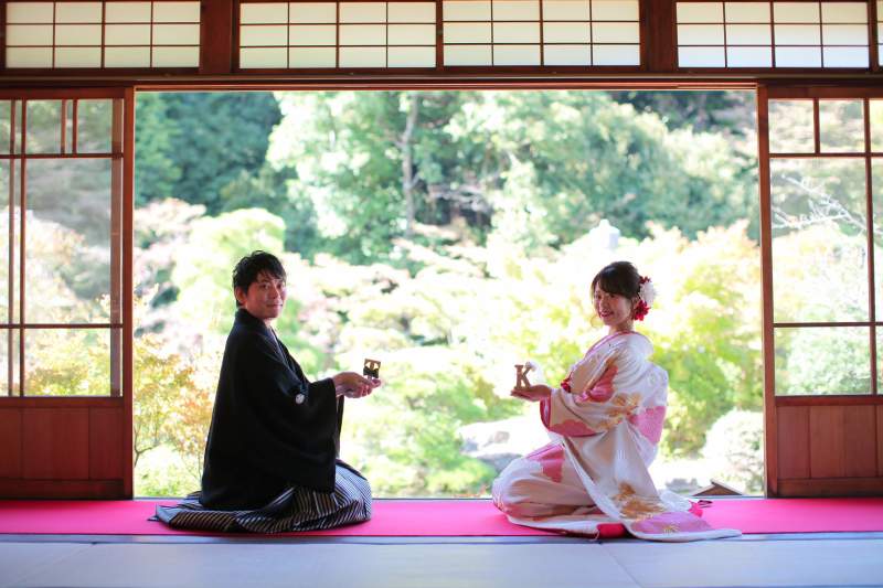 日本庭園の良さを生かした撮影