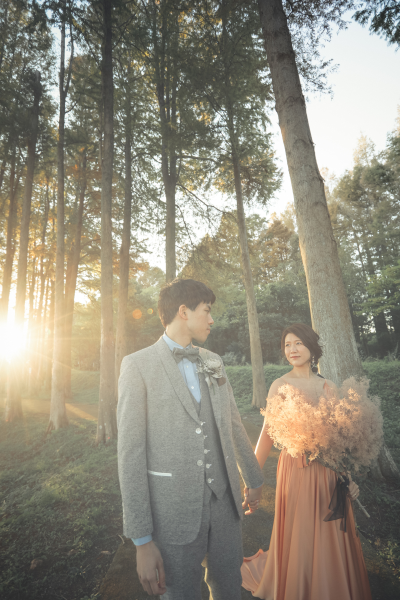 オレンジに染まる夕焼け