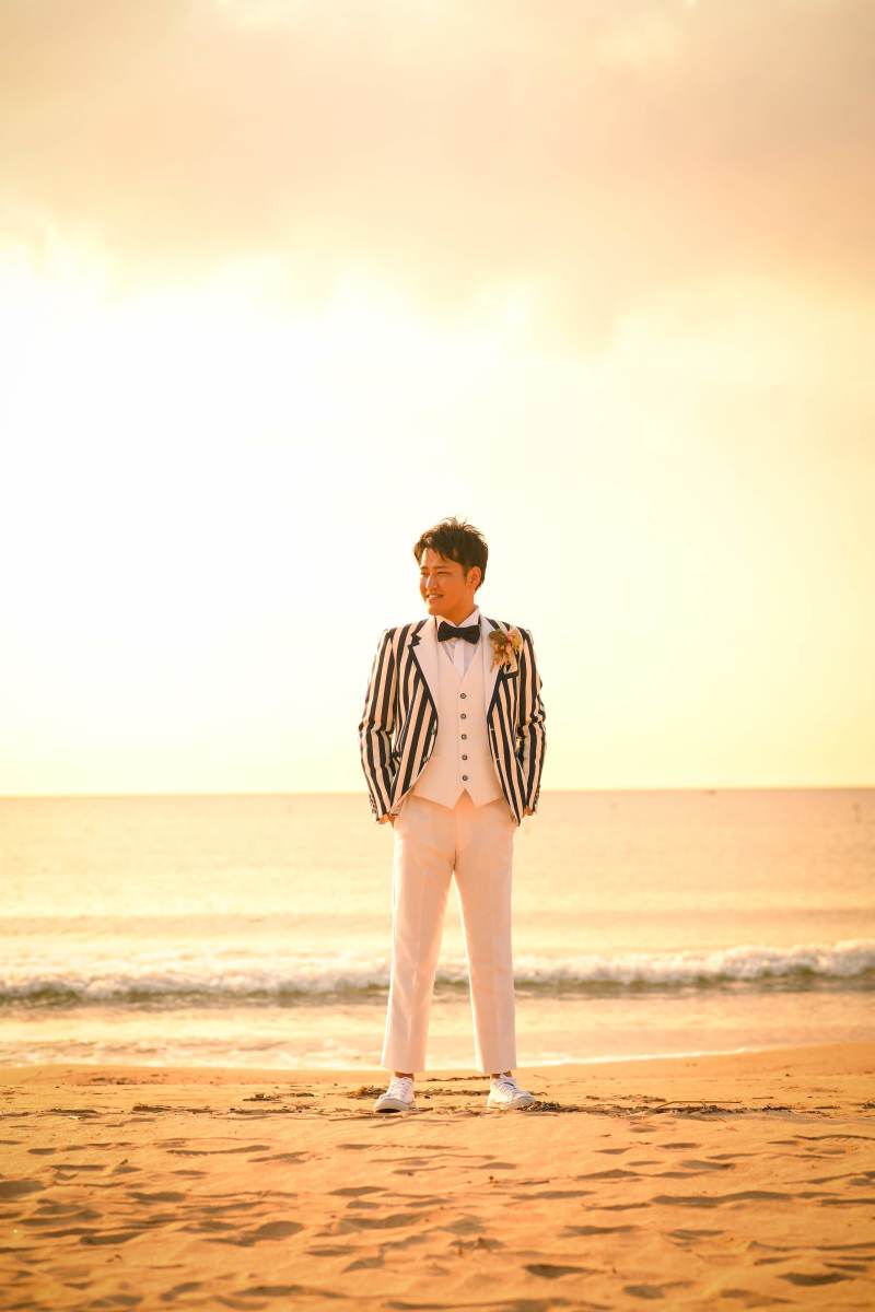 新郎様のソロショットも忘れずに！！
