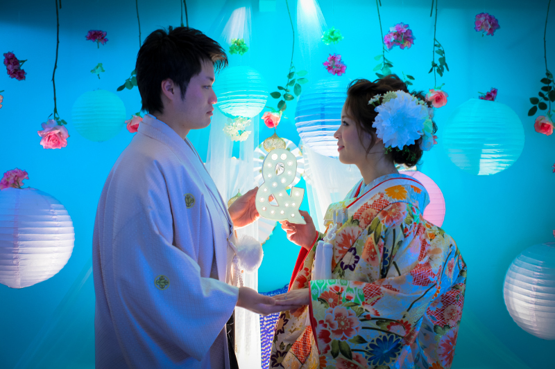 光りを使って・・・