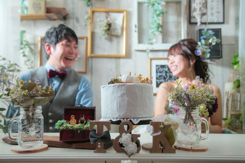 笑顔の絶えないおふたり♡