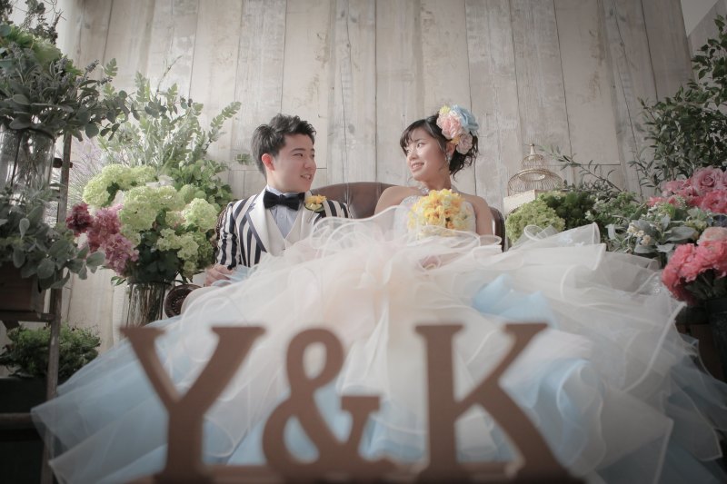 イニシャルグッズを使って・・