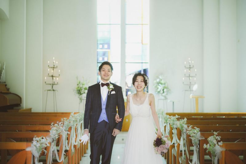 チャペルでナチュラルに
