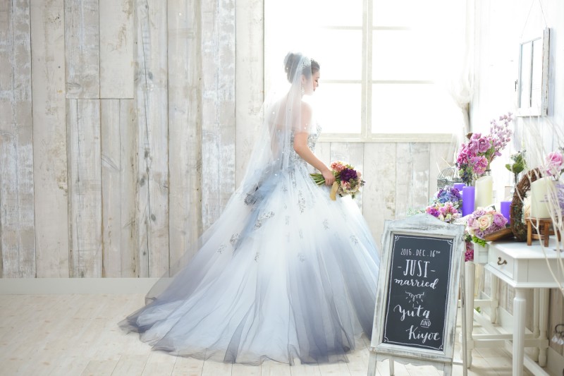 グラデーションが魅力のドレス