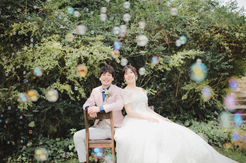 森のガーデンで