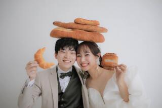 パン好きなふたりのフォトウェディング