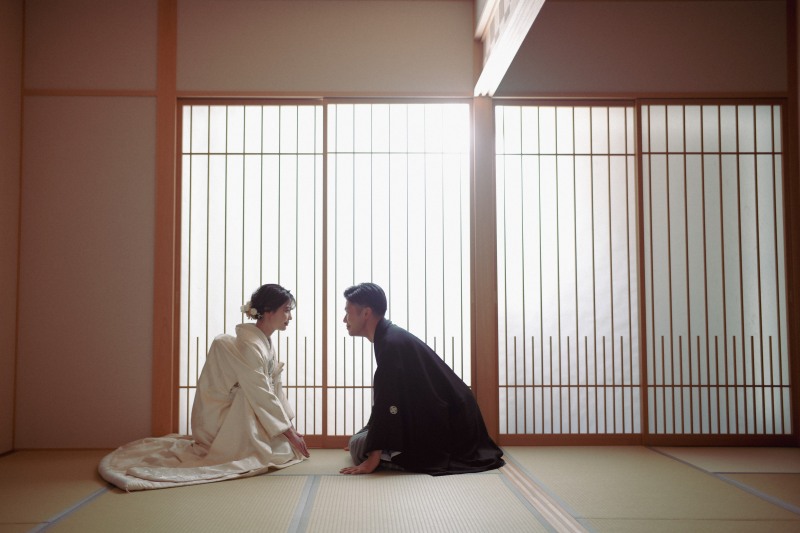 和装×スタジオ×見つめあって...