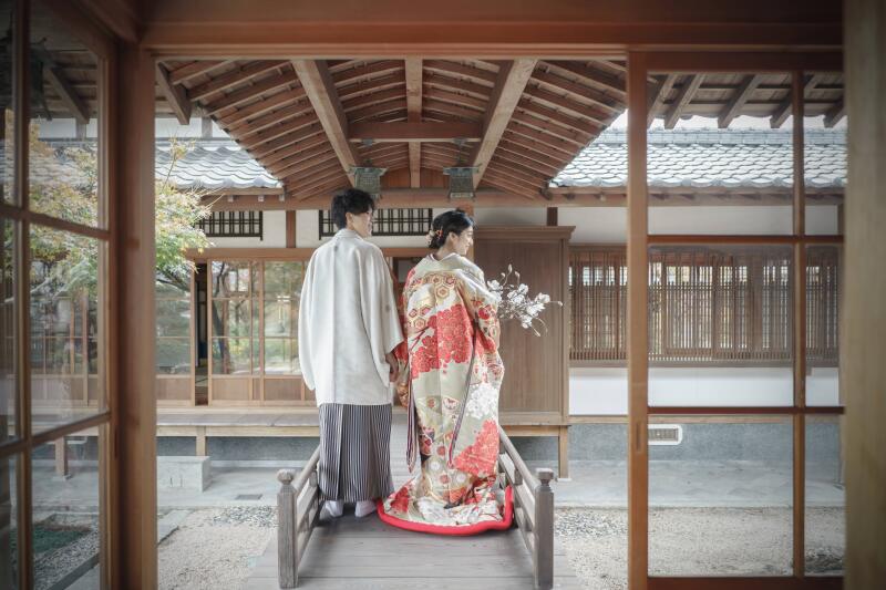 雨でも撮影できる渡り橋
