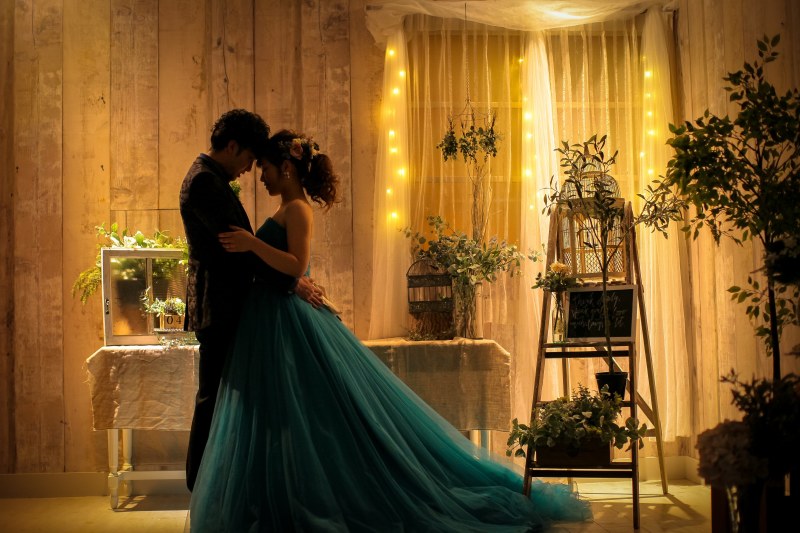 ロマンチックなショットも素敵♡