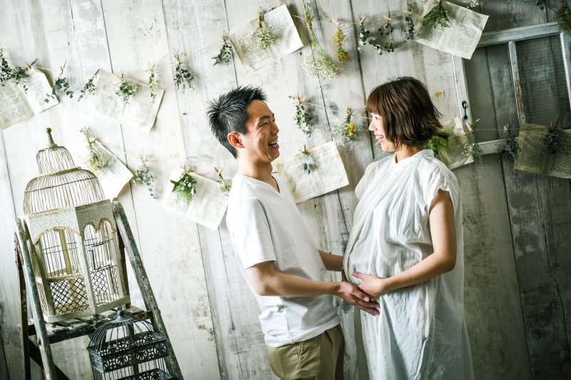 ドライフラワーを使ったコーディネート