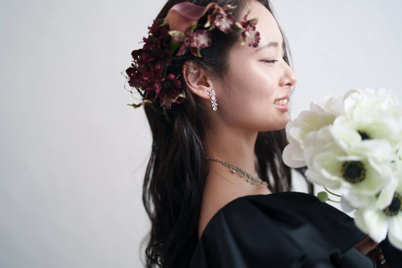 14:45 ヘアスタイルも丁寧に撮影